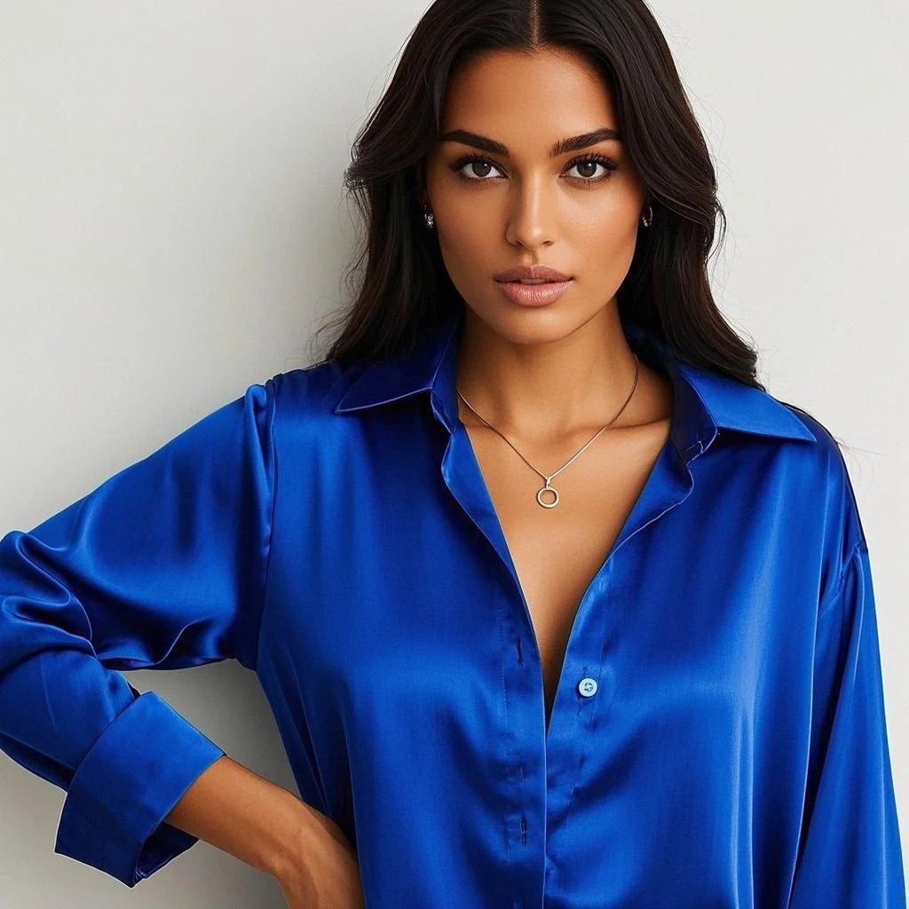 Korean Office Lady Trend Casual Shirt Elegant