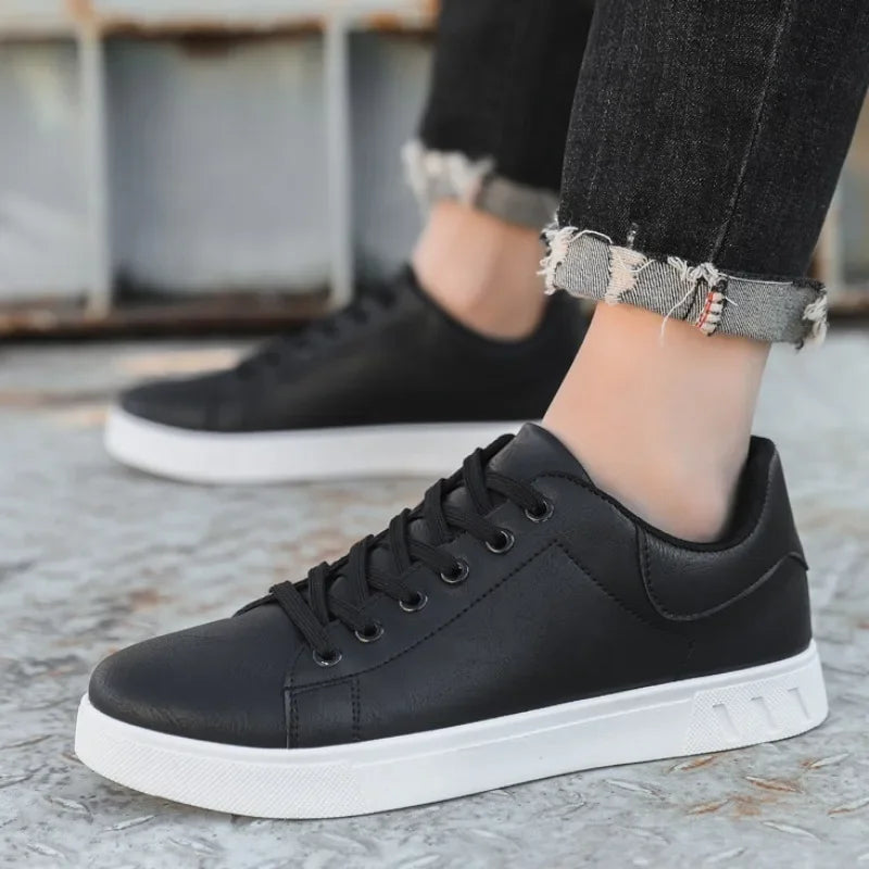 Casual Shoes Loafers British Leather Sneakers Flats Shoes Classic Men Leather