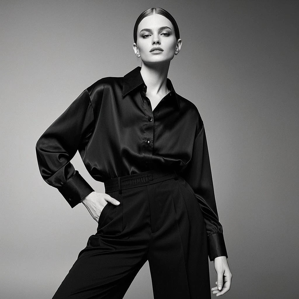 Korean Office Lady Trend Casual Shirt Elegant