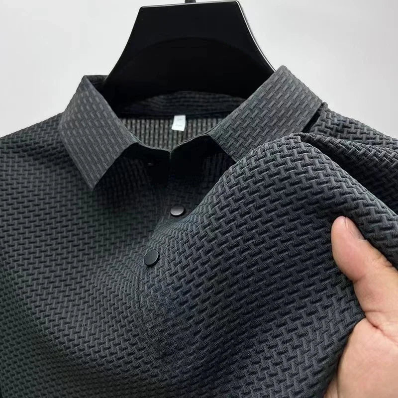 New Men's Business Casual Short Sleeved