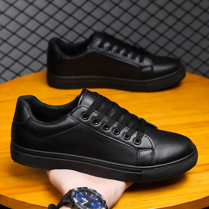 White Black Men Shoes Comfortable Casual Skateboard Shoes