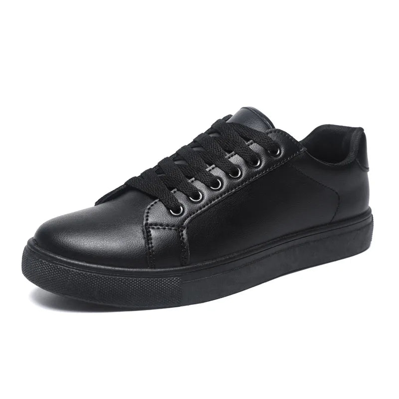 White Black Men Shoes Comfortable Casual Skateboard Shoes