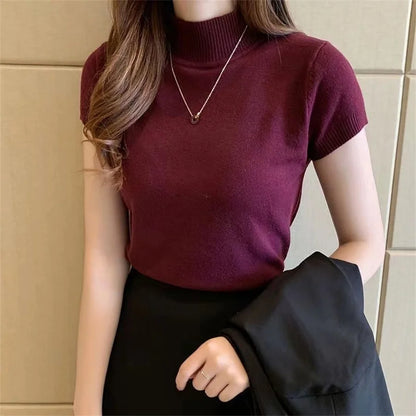 Fashion Woman Blouses Short Sleeve Summer