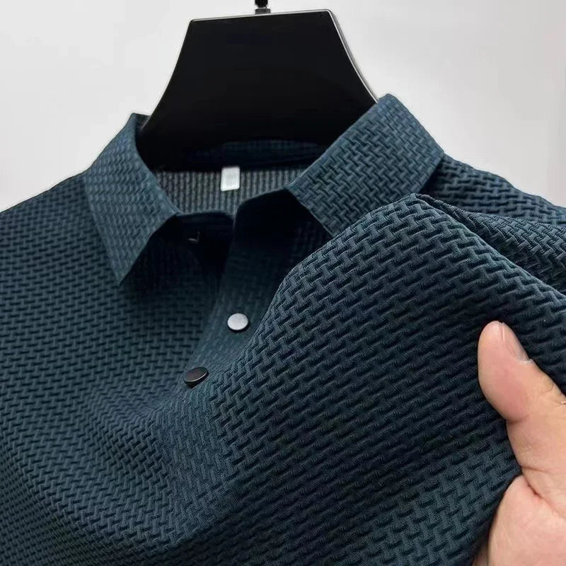 New Men's Business Casual Short Sleeved