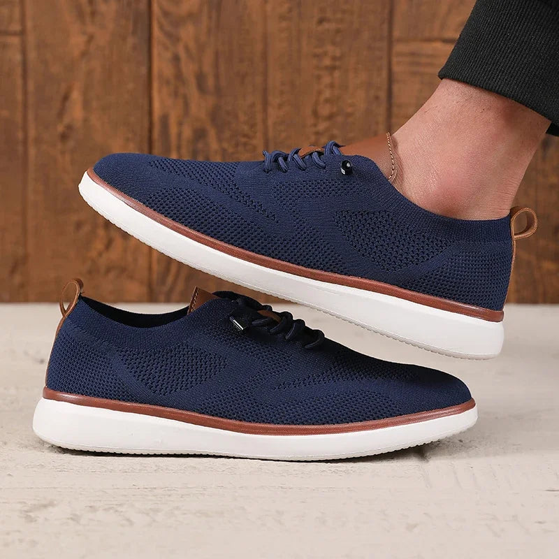 Fashionable Avant Garde Men's Sports Shoes Knitted Mesh Breathable