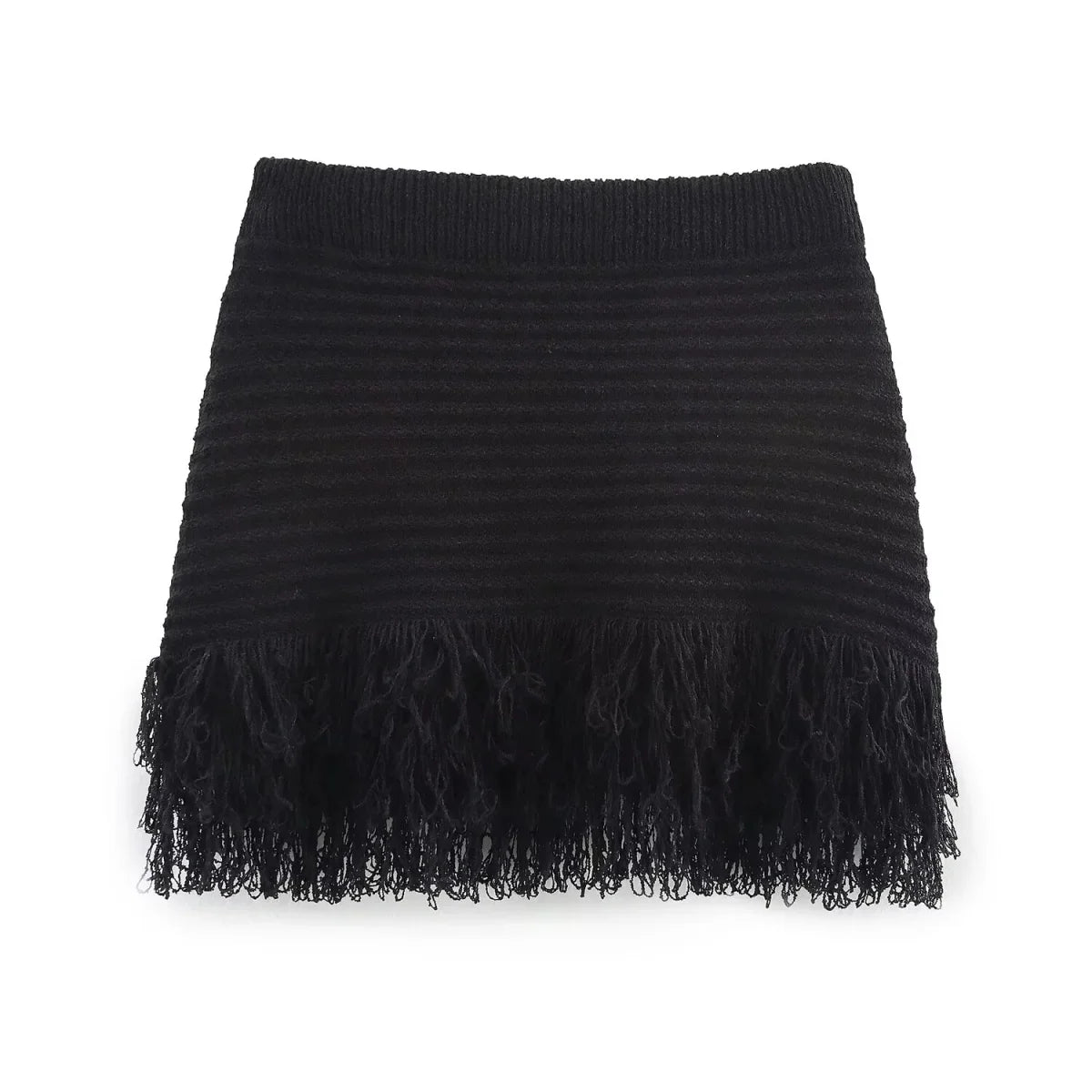 Summer Sexy Knitted Tassel Solid Women Suit Fashion