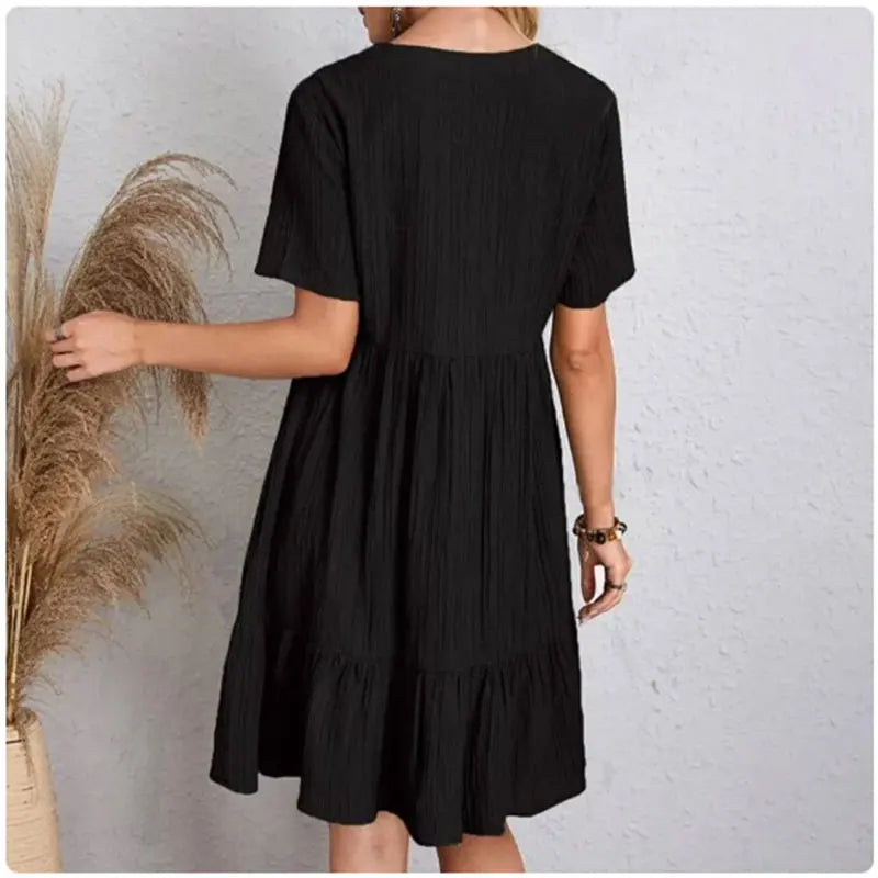 Women Summer Peplum Dresses Spring