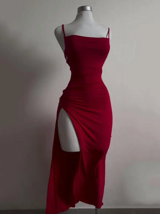 2024 Explosive Halter Strap Spice Girl Bodycon Dress
