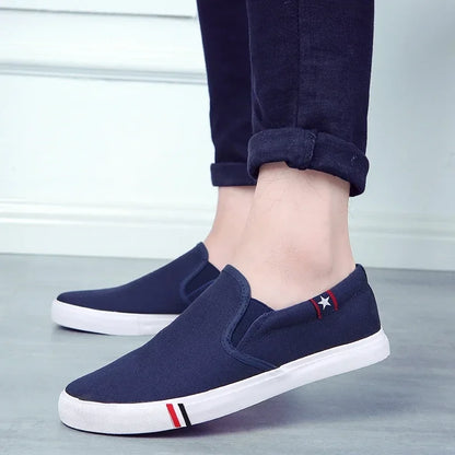 Men's Classic Canvas Shoes Casual Slip
