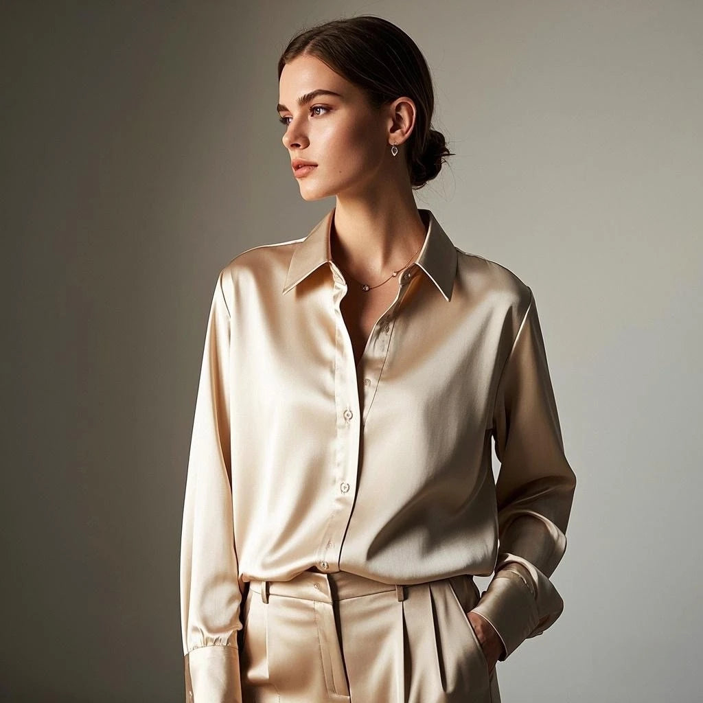 Korean Office Lady Trend Casual Shirt Elegant