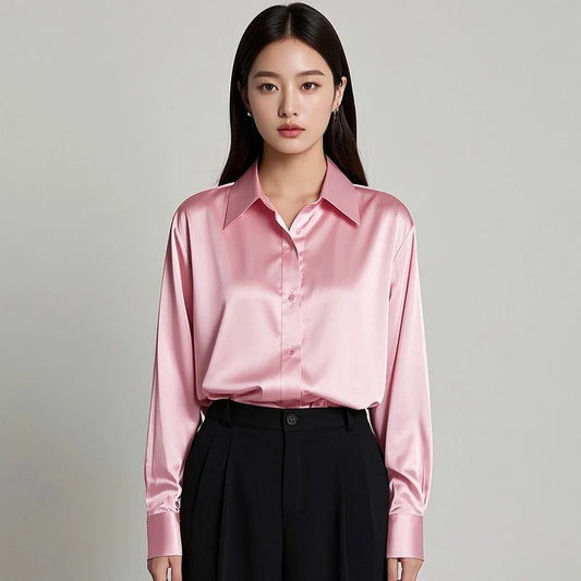 Korean Office Lady Trend Casual Shirt Elegant