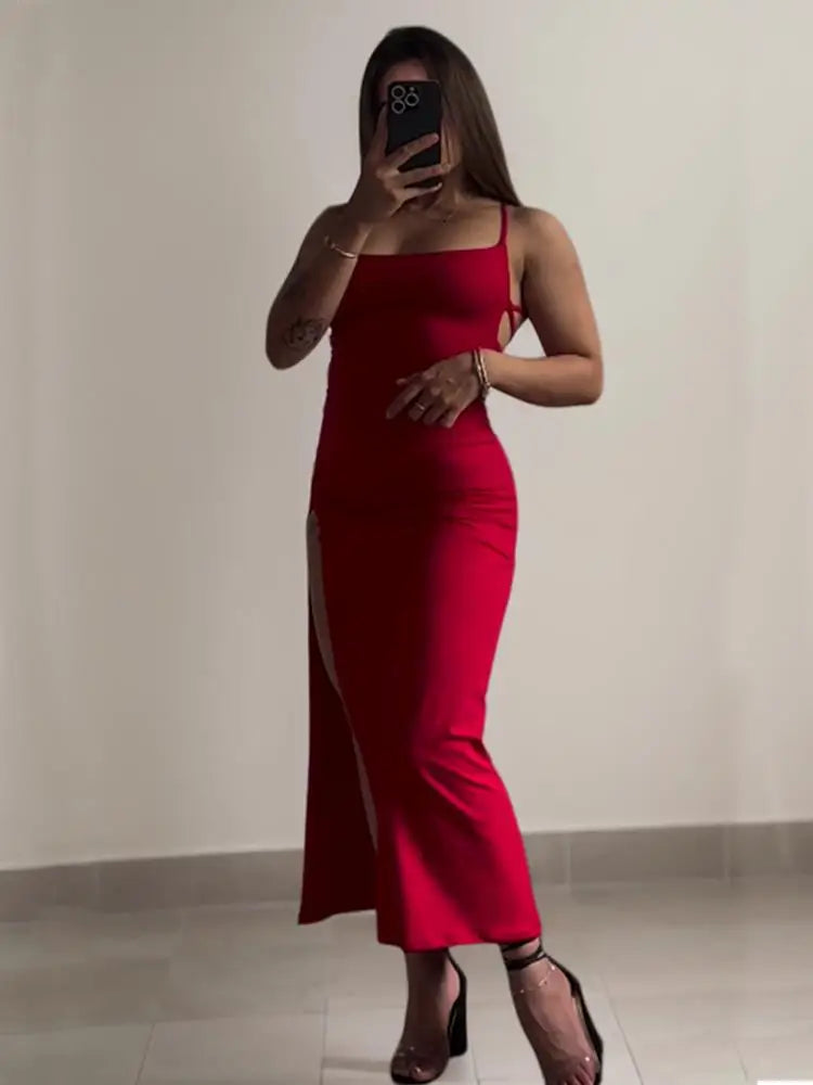 2024 Explosive Halter Strap Spice Girl Bodycon Dress