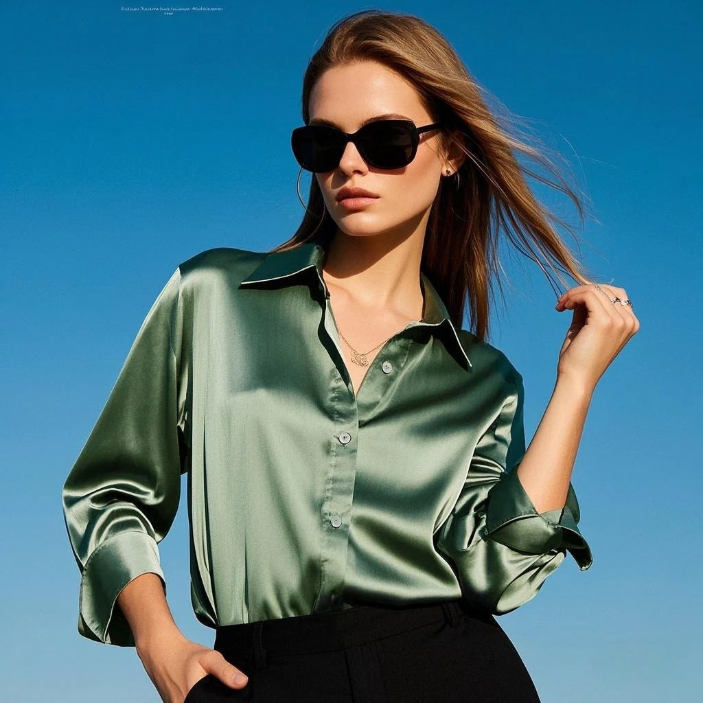 Korean Office Lady Trend Casual Shirt Elegant