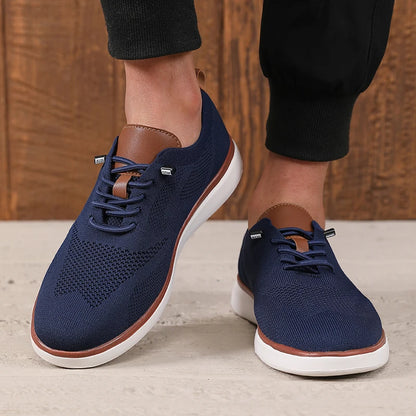 Fashionable Avant Garde Men's Sports Shoes Knitted Mesh Breathable